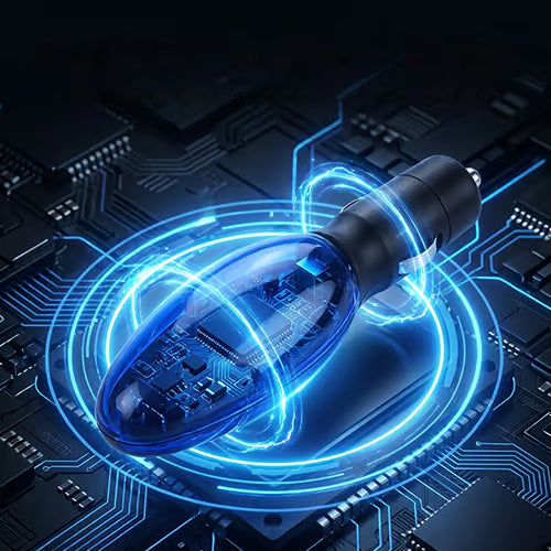 Glowing circuit render illustrating stabilized electrical current